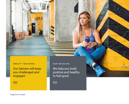 Ready To Use Web Page Design For Our Sport Club Mission