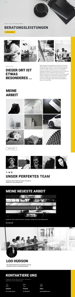 Unternehmensberatung – Professionelles Joomla-Template