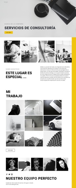 Derecho empresarial Maquetas de sitios web