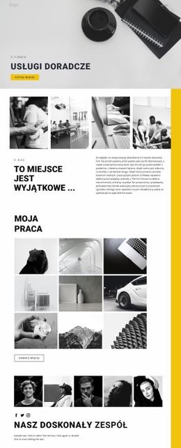 Doradztwo Dla Biznesu - Nowoczesny Motyw WordPress