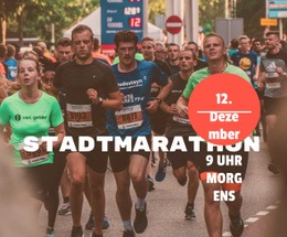 Einseitenvorlage Für Stadtmarathon