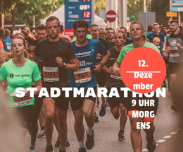 Stadtmarathon – Vorlage Für Webentwicklung