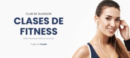 HTML Adaptable Para Clases Grupales De Fitness