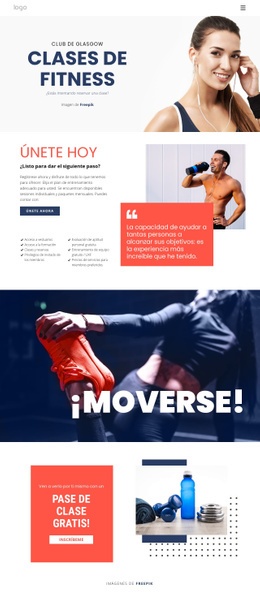 Gimnasio - Plantilla Joomla Profesional