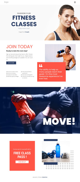 Fitness Studio - Easy-To-Use Joomla Page Builder