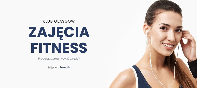 Grupowe zajęcia fitness Szablon CSS