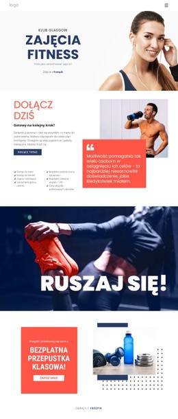 Studio Fitness - Pobranie Szablonu HTML