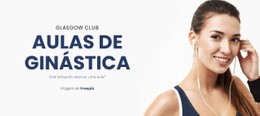 Construtor De Sites Multiuso Para Aulas De Ginástica Em Grupo