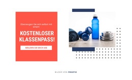 Kleingruppentraining - Responsive Website-Vorlagen