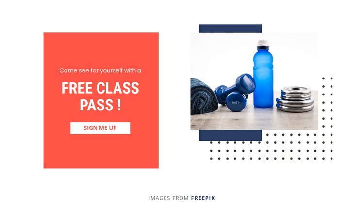 Small Group Training HTML Template