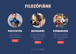 Webhely Elrendezése A Következőhöz: Sportklubunk Filozófiája