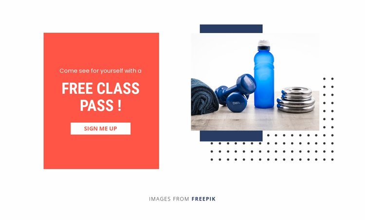 Small Group Training Website Template