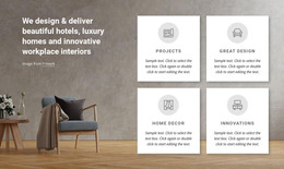 We Design Luxury Homes - Basic HTML Template