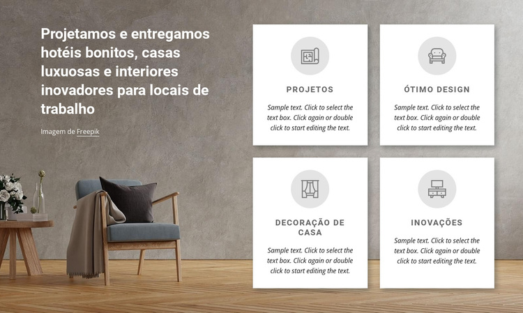 Nós projetamos casas de luxo Tema WordPress