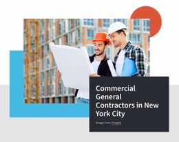 Premium Html Code For Commercial General Contractors