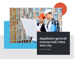 Appaltatori Generali Commerciali - Modello HTML5 Multiuso