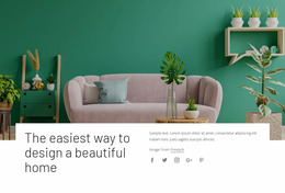 Your Interior Decorating Style WordPress Website Builder Free