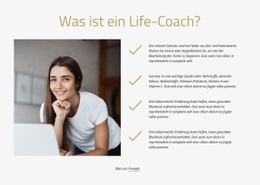 Was Ist Ein Life-Coach? - Responsive Landingpage