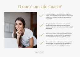O Que É Um Coach De Vida Template De Site De Coaching