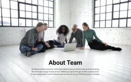 About Coach Team Single Page Template