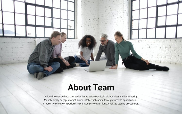 About coach team CSS Template