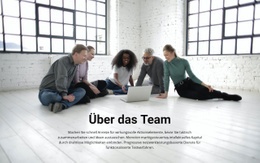 Über Das Trainerteam – PSD-Website-Mockup