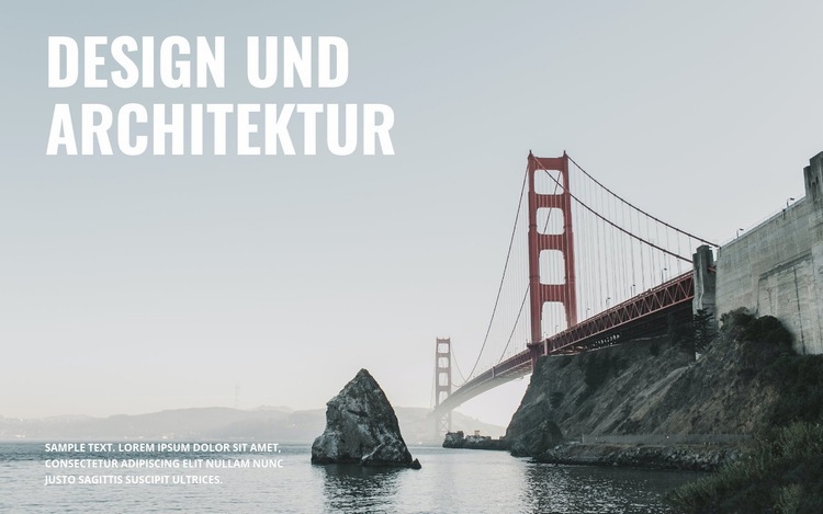 Wir bauen Brücken Website-Modell