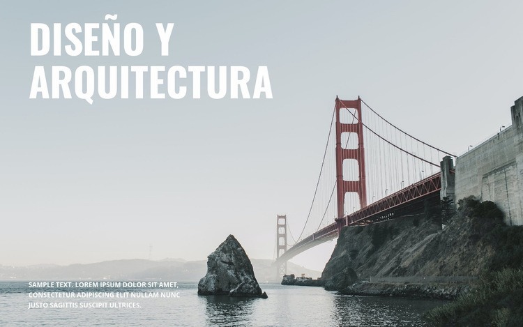 Construimos puentes Plantillas de creación de sitios web