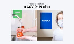 Covid-19 – HTML5-Sablon