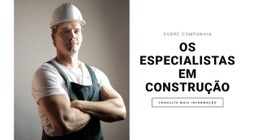 Os Especialistas Em Construção