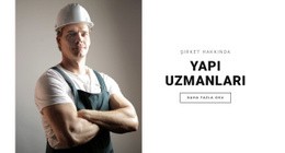 Yapı Uzmanları - Harika Bir Açılış Sayfası