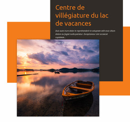 Station De Camping Du Lac - Téléchargement Gratuit Du Modèle Joomla