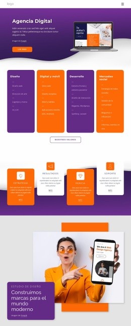 Brindamos Diseño Web Y Más: Página De Destino De Alta Conversión