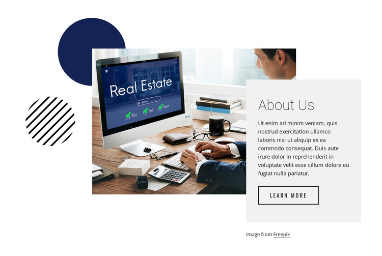 Get real estate tips HTML Template