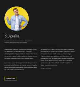 Biografia Del Designer Di Blogger Di Viaggio - Tema WordPress Multiuso