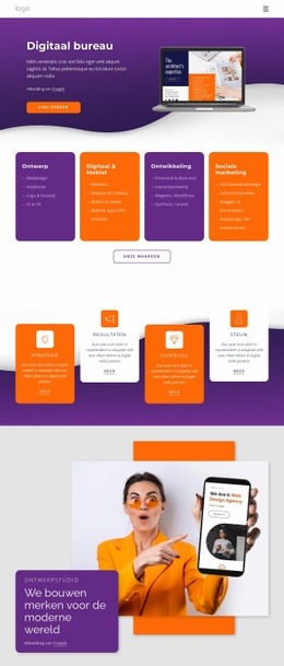 Wij Verzorgen Webdesign En Meer - Eenvoudig Ontwerp