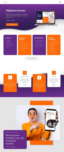 Bootstrap-Themavariaties Voor Wij Verzorgen Webdesign En Meer