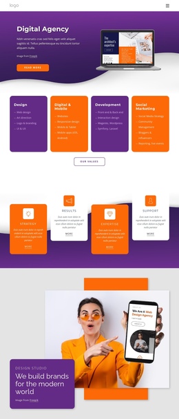 We Provide Web Design And More - Page Theme