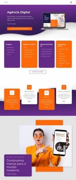 Nós Fornecemos Web Design E Muito Mais - Landing Page De Alta Conversão