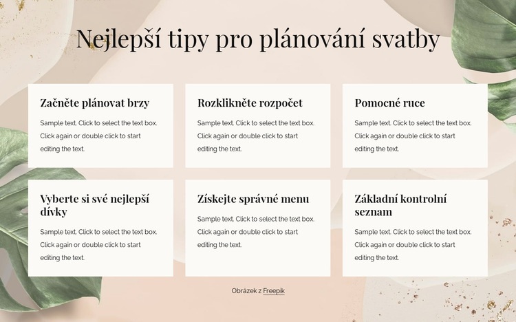 Nejlepší tipy na plánování svatby Téma WordPress