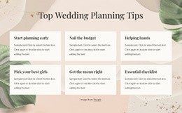 Top Wedding Planning Tips