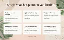 De Beste Tips Voor Het Plannen Van Een Bruiloft