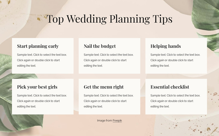 Top wedding planning tips WordPress Theme