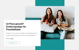 Responsive Webvorlage Für Tipps Für Pizzaliebhaber