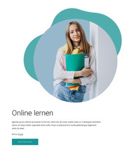 Benutzfertiges Website-Design Für Online-Lerntaktiken
