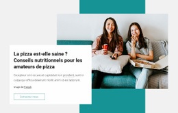 Conseils Pour Les Amateurs De Pizza - Modèle Polyvalent D'Une Page