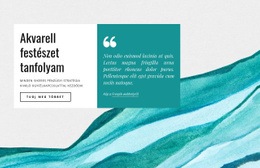 Akvarell Festészet Tanfolyamok - Ingyenes HTML-Sablon