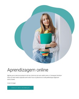 Táticas De Estudo Online Site De Página Única