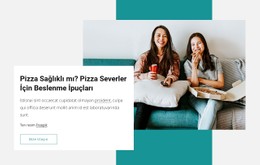 Pizza Sevenler Için Ipuçları Tasarım Şablonu