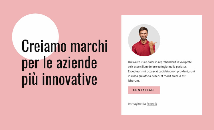 Creiamo marchi innovativi Modello Joomla